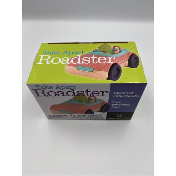 Discovery Toys Take Apart Roadster NEW IN BOX Early Learning Car Assembly Repair - Picture 5 of 5